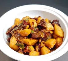 Beef and Potato Rice