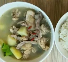 Pig's stomach chicken soup rice