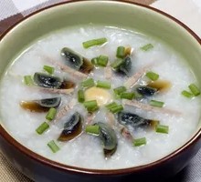 Century Egg and Pork Porridge