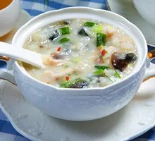 Salted Egg Duck Egg Pork Porridge