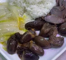 Black Bean Sauce Goose Heart and Kidney Rice