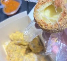 Golden Molten Cheese Balls