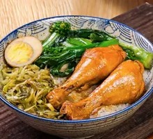 Braised Chicken Leg Rice