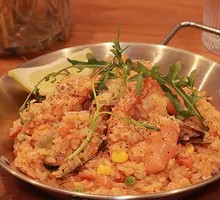 Seafood Tomato Risotto