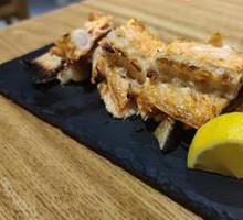 Salt-Roasted Salmon Bones