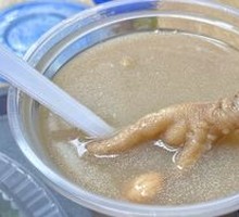 Long Bean and Chicken Foot Soup