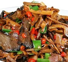 Smoked Bamboo Shoots with Preserved Pork