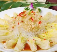 Steamed Baby Bok Choy with Vermicelli