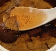 Black Garlic Meat Broth Soup
