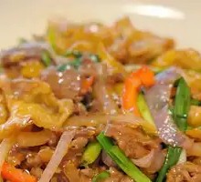 Double Green Onion Stir-fried Beef with Pork Fat Oil