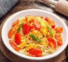 番茄鸡蛋炒拉面
