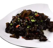 Cold-mixed black fungus