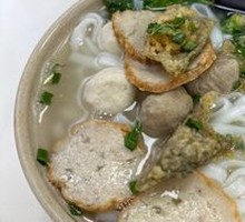 Colorful Fish Ball Noodles