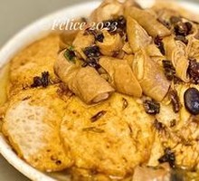 Three-Part Pork Leg Rice