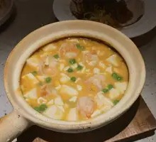 Salted Duck Egg Yolk and Shrimp Stir-Fried Tofu