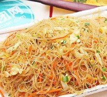 Stir-Fried Rice Noodles with Three Threads