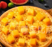 Thai Fresh Mango Custard Pizza