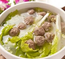 Beef Shank and Beef Ball Noodle Soup