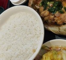 Lotus Leaf Winter Mushroom Chicken Rice