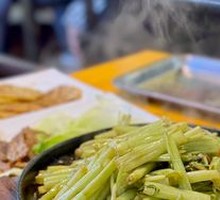 Shrimp Paste Stir-fried Amaranth Stems