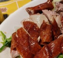 Crispy Roast Duck and Poached Chicken Rice