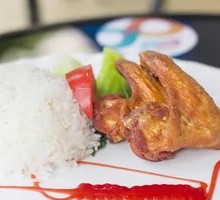 Braised Chicken Wing Rice