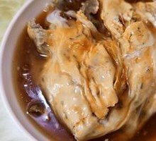 Beef and Shrimp Rice Noodle Roll
