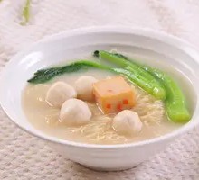 Fish Ball Bamboo Noodle Soup