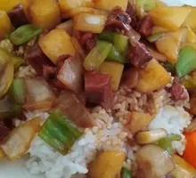 Beef and Potato Rice Bowl