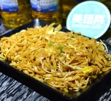 Egg and Meat Fried Noodles