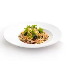 Truffle Cream Mushroom Pasta