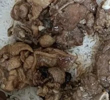 Stewed Pork Rib and Chicken Rice