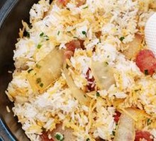 Braised Rice in Clay Pot