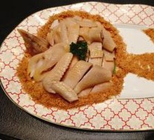 Julienned Chicken with Ginger and Egg Threads
