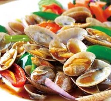 Basil Stir-fried Clams