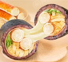 Cheese Crab Stick Rice Ball