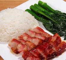 Golden Honey Glazed Barbecue Pork Rice