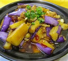 Braised Eggplant with Minced Pork Rice