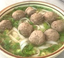Authentic Shantou Beef Tendon Meatball Noodle Soup