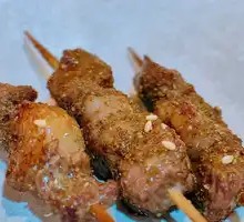 Hand-held Beef Skewers