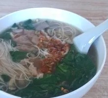 Pork and Goji Leaf Soup Rice