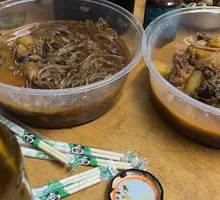 Chicken Stewed with Mushrooms and Vermicelli