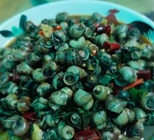 Steamed Mountain Snail with Perilla