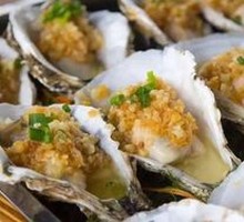 Steamed Oyster in Shell