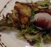 Blueberry Cherry Foie Gras Yam Roll