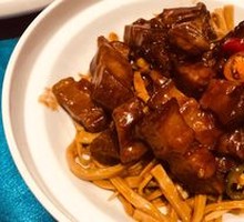 Bamboo Shoot Stewed Pork Belly