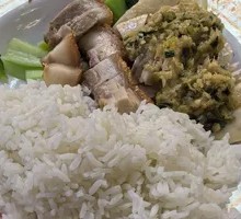 Roast Pork and Poached Chicken Rice