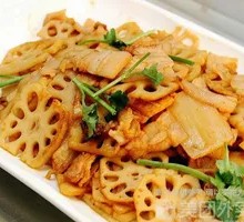 Stir-fried Pork with Lotus Root