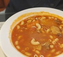 Tomato Beef Penne Soup