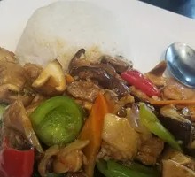 Braised Chicken and Mushroom Rice